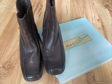 Medicus Gr. 39  UK 6  Damen Stiefel Stiefeletten Boots  Leder Braun neuwertig