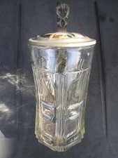 Alter 1/2 L Glas-Bierkrug um