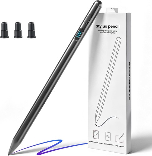 Tablet stift schwarz mit led - schwarz,