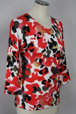 Damen Pullover Oberteil Pulli Leoprint Viskose OVANTI Gr.38,40,42,44,46,48,50