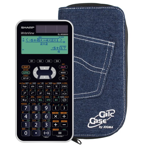 Sharp w550 und calccase - el-w550, xg