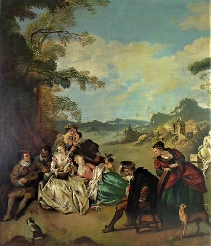 Feine kopie eine barock - feine,