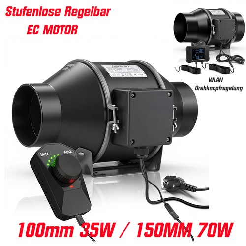 Regelbar rohrventilator - regelbar,