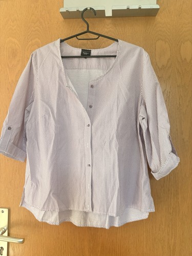Bexleys woman bluse lila - bluse, lila/weiß