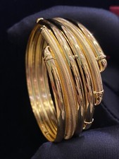Classy Dubai Handgefertigte Armreif Armband In 916 Gestempelt 22 Karat Gelbgold
