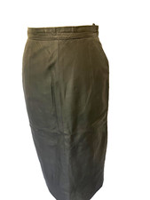 !! Butterweicher Bleistiftrock  Echtlederrock Gr; 38 Schwarz Midi