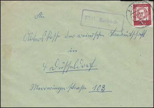 Landpost stempel 5541 burbach - landpost-stempel,