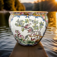 Chinesische Fishbowl Porzellan