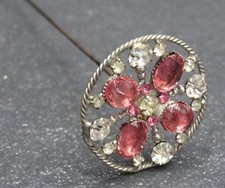 Hutnadel antik lang Art Deco