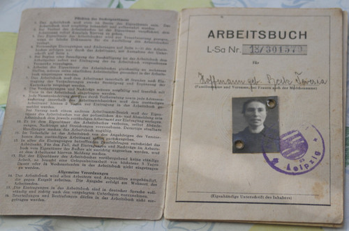Dokument arbeit buch 1904 - dokument,