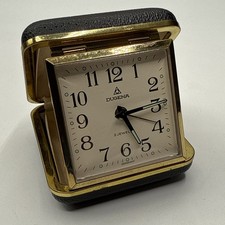 Vintage Mechanischer Reisewecker DUGENA 2 JEWELS #11