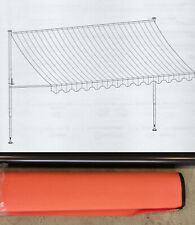 Angerer Klemmmarkise 150cm Markise Balkon Terrasse Sonnenschutz Orange /7