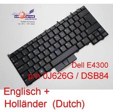 KEYBOARD TASTATUR DELL LATITUDE E4300 DSB84 0J626G ENGLISH DUTCH HOLLÄNDER #7
