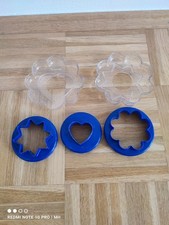 Tupperware Ausstechformen Keksausstecher Plätzchen Quintett Keks Formen