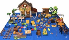 Playmobil Country Bauernhaus 5120 mit Hofladen Apfelernte Pferdekutsche 4186