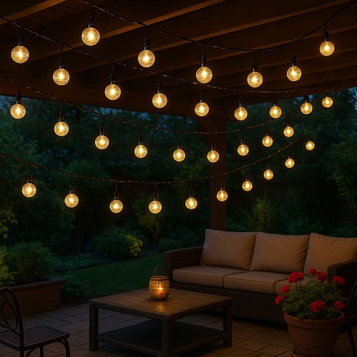 Solar lichterkette gartenlampe - lichterkette,