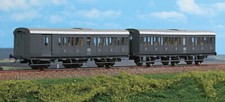 ACME 55240 Set 2 Reisezugwagen A 3 Asse Grau Schiefer