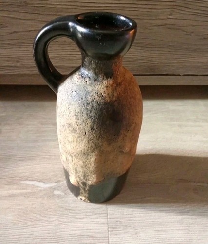 Vase krug braun fat lava - vase,