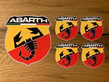 5x ABARTH Aufkleber 500 X L