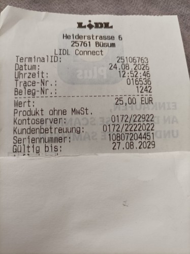 Lidl prepaid guthabenkarte - prepaid,