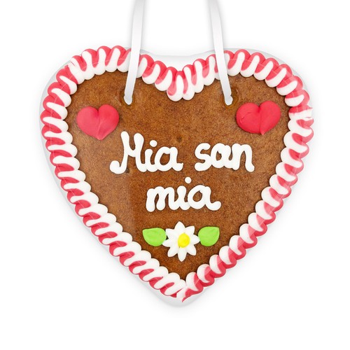 Lebkuchenherz 14cm mia san - mia,