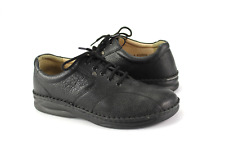 Finn Comfort Gr.43,5 Uk.9 Herren Halbschuh Schnürschuh Slipper Schwarz TOP