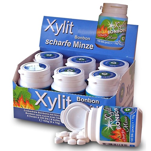 Birkenzucker bonbons mit xylit - birkenzucker,