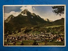 Mittenwald Oberbayern mit Wetterstein • Postkarte 1934 gelaufen