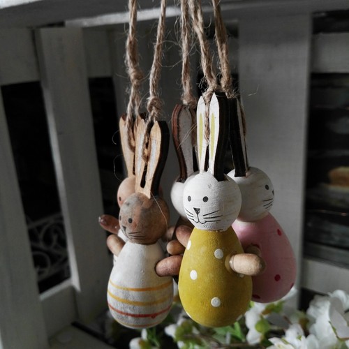 Holz hasen zum hängen - 5, x