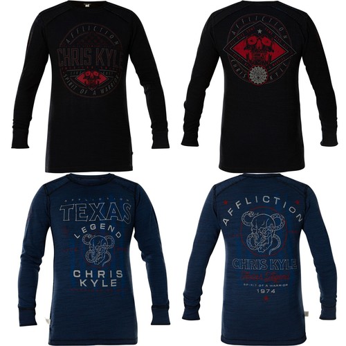 Affliction thermal pullover - thermal, ck