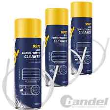 3x 520 ML MANNOL AIR CONDITIONER CLEANER KLIMAANLAGE REINIGER DESINFEKTION