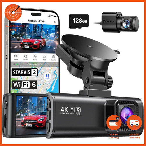 Dashcam vorne hinten - 4k,