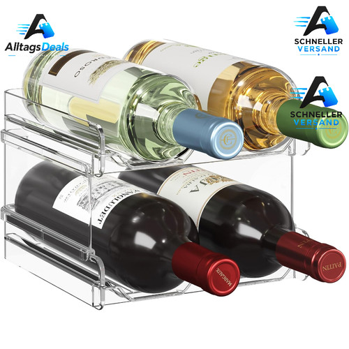Weinregal stapelbar kunststoff - stapelbar,