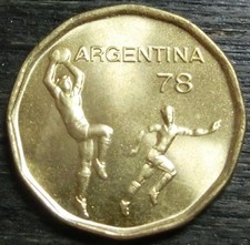 Argentinien  20  Pesos  1978  Fußball WM ´78  xf/unc
