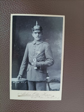 CDV Foto, Soldat, Pickelhaube, Schulterstück 77 , Celle,  Atelier Otto Hoppe