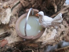 Krippenzubehör - Taube  auf