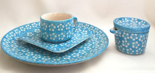 Geschenk set teller tasse - teller,