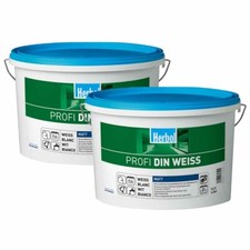 Herbol Profi DIN Wandfarbe matt 12,5 l weiss altweiss Airless (3,20€/1l)