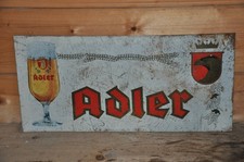 Altes Brauereischild/Blechschild 1967 Belgien,Metzinger Adler-Pils,Reklame Bier