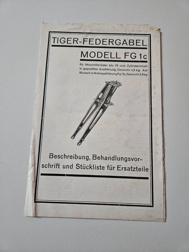 Tiger federgabel original - tiger,