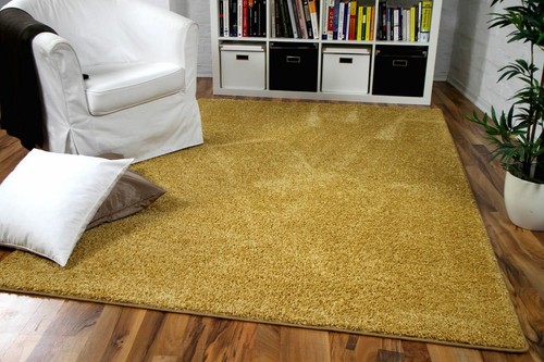 Hochflor velours teppich mona - hochflor,