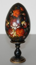 Russisches Holz-Ei handbemalt