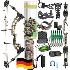 Compoundbogen Carbonpfeil Set