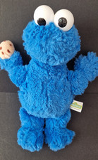 🐦‍🔥 Sesamstraße Krümelmonster ca. 24 cm Plüschfigur Kuscheltier Stofftier