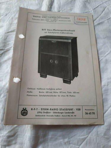 Ddr werbung prospekt veb stern - werbung,