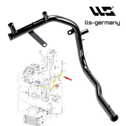 Kühlmittelrohrleitung für - , vw
