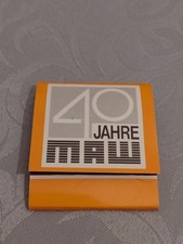 Streichholzheftchen, MAW
