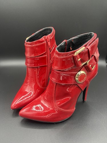 Versace jeans stiefeletten rot - versace,