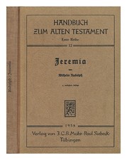 Rudolph, Wilhelm (1891 Jeremia