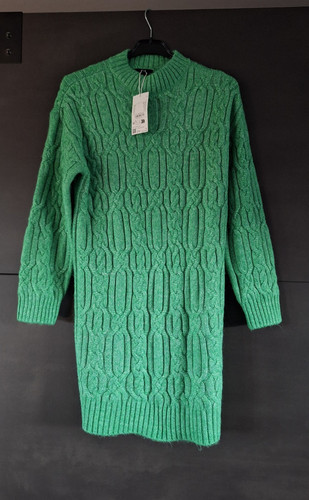 Damen strickkleid wolle s - strickkleid,
